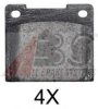 A.B.S. 36037 OE Brake Pad Set, disc brake